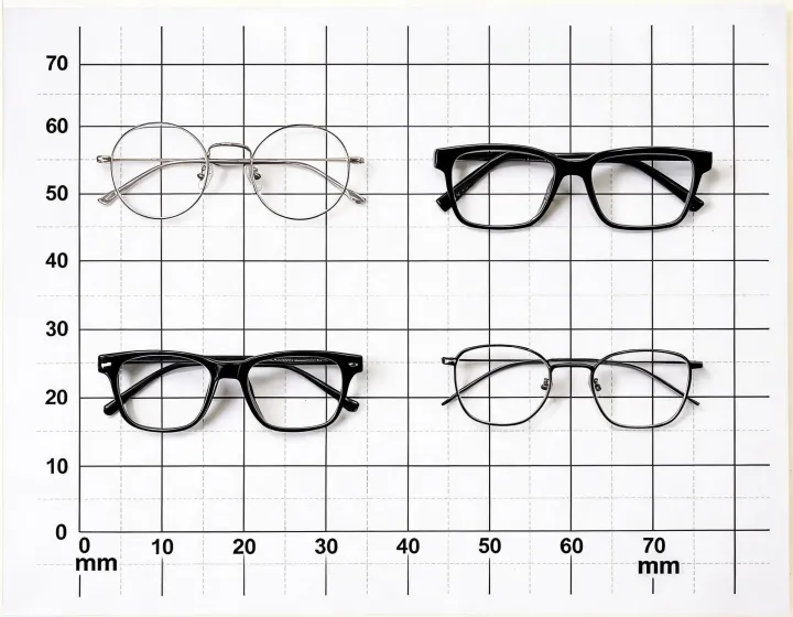 Wholesale eyeglass frames distributor application board illustration